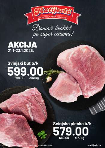 Matijević katalog - 21.01.2025 - 23.01.2025.