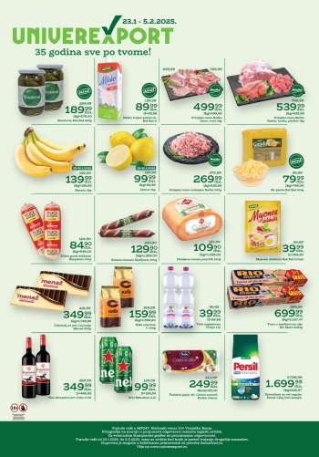 Univerexport katalog - 23.01.2025 - 05.02.2025.