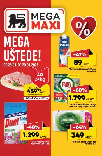 Mega Maxi katalog - 23.01.2025 - 29.01.2025.