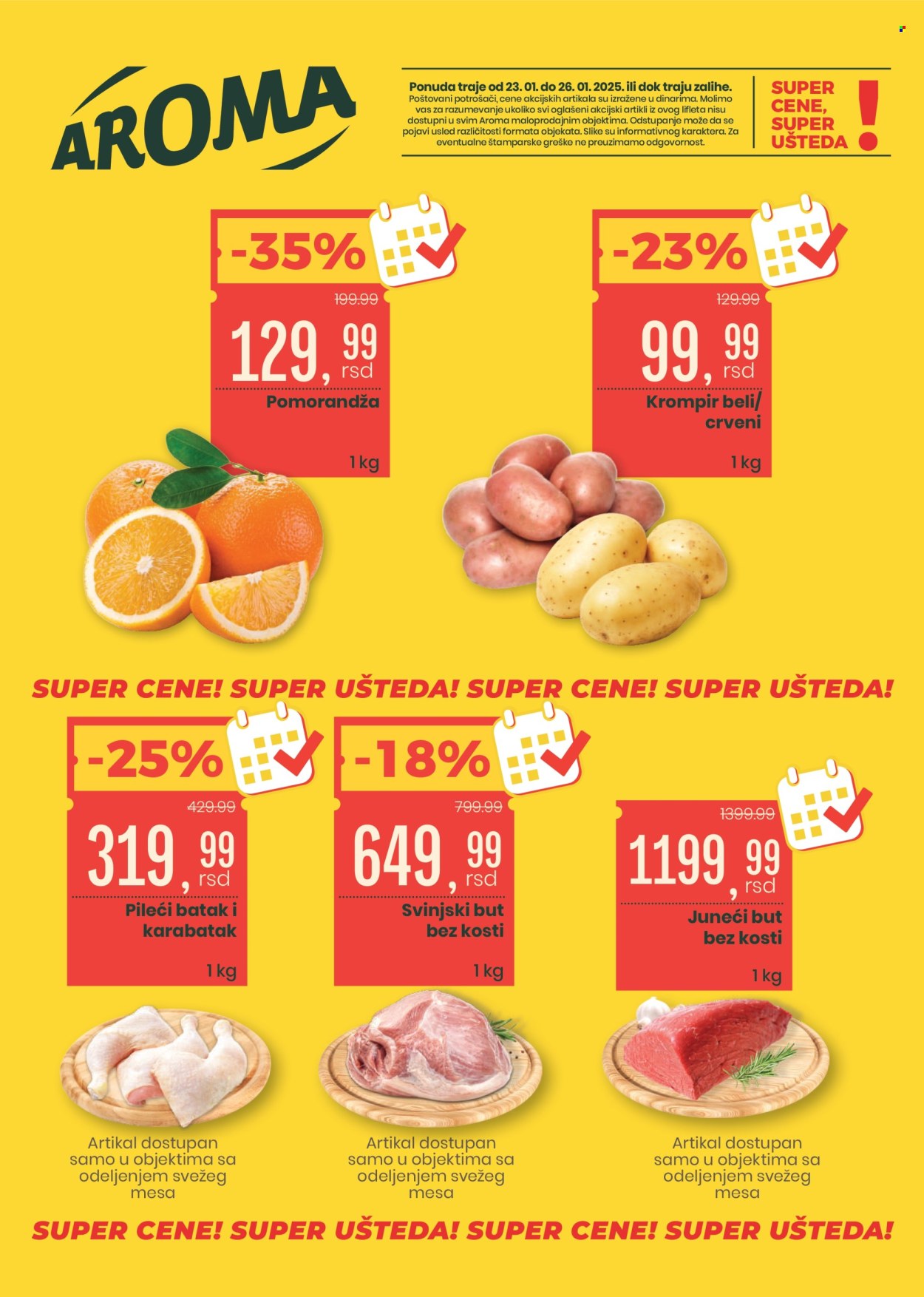 Aroma Market katalog - 23.01.2025 - 26.01.2025. Stranica 1
