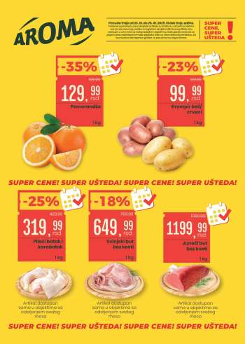 Aroma Market katalog - 23.01.2025 - 26.01.2025.