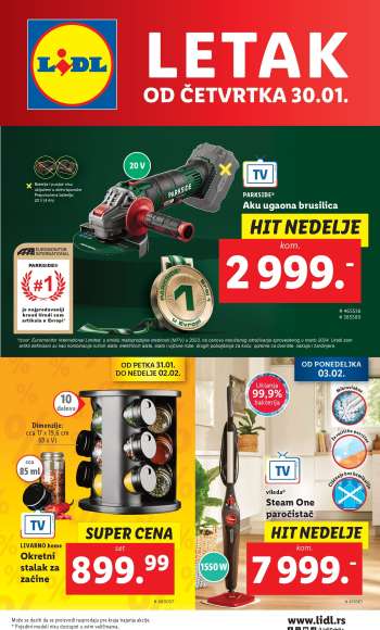 Lidl katalog - 30.01.2025 - 05.02.2025.