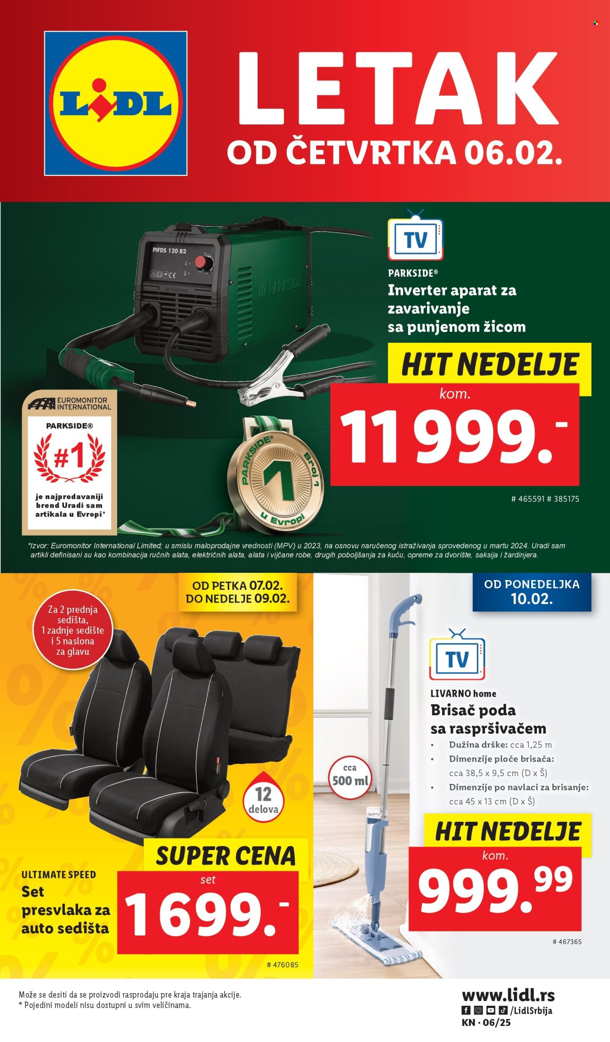 Lidl katalog - 06.02.2025 - 12.02.2025. Stranica 1
