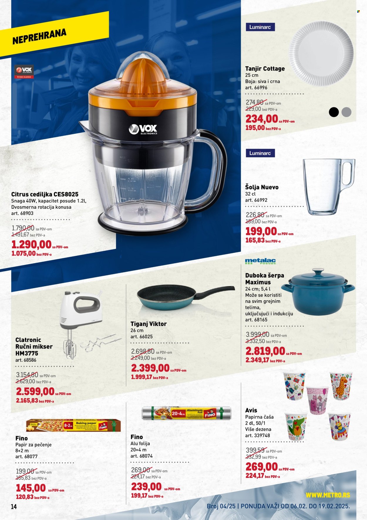 Metro katalog - 06.02.2025 - 19.02.2025. Stranica 14