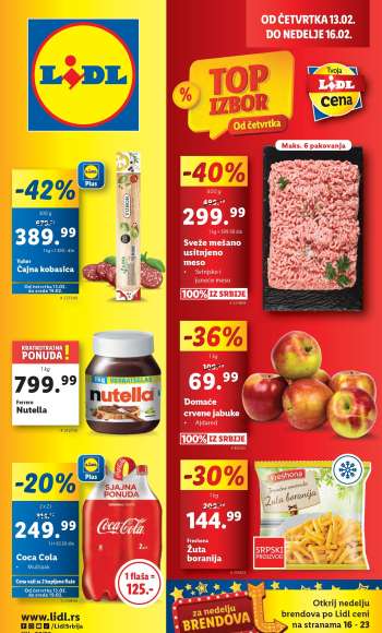 Lidl katalog - 13.02.2025 - 19.02.2025.