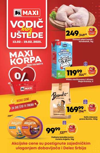 Maxi katalog - 13.02.2025 - 19.02.2025.