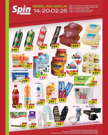 Spin Market katalog - 14.02.2025 - 20.02.2025.