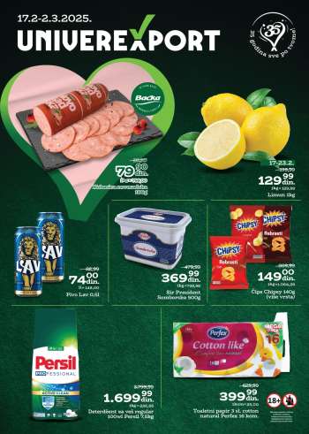 Univerexport katalog - 17.02.2025 - 02.03.2025.