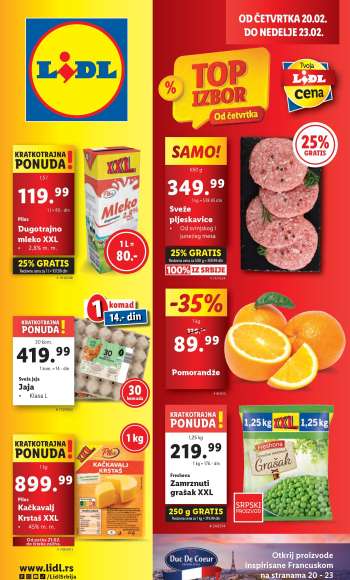 Lidl katalog - 20.02.2025 - 26.02.2025.