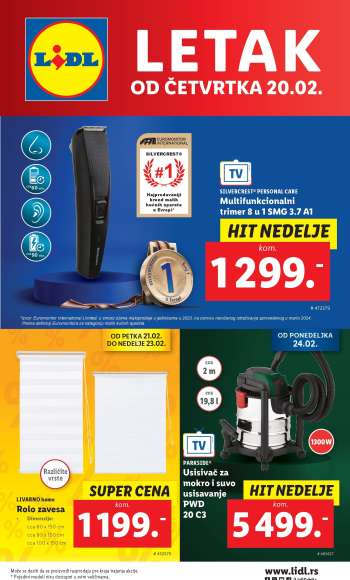 Lidl katalog - 20.02.2025 - 26.02.2025.