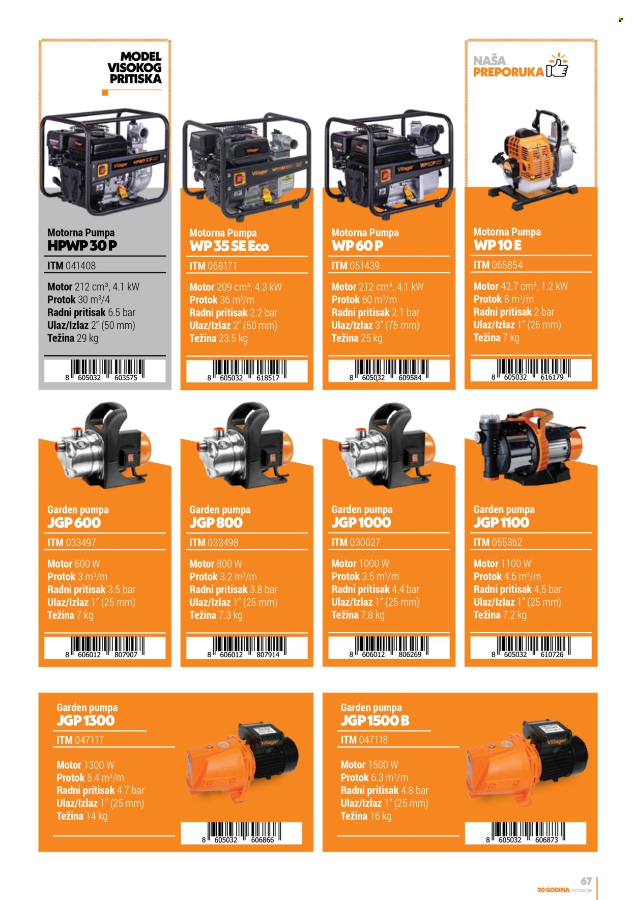 Villager katalog. Stranica 67