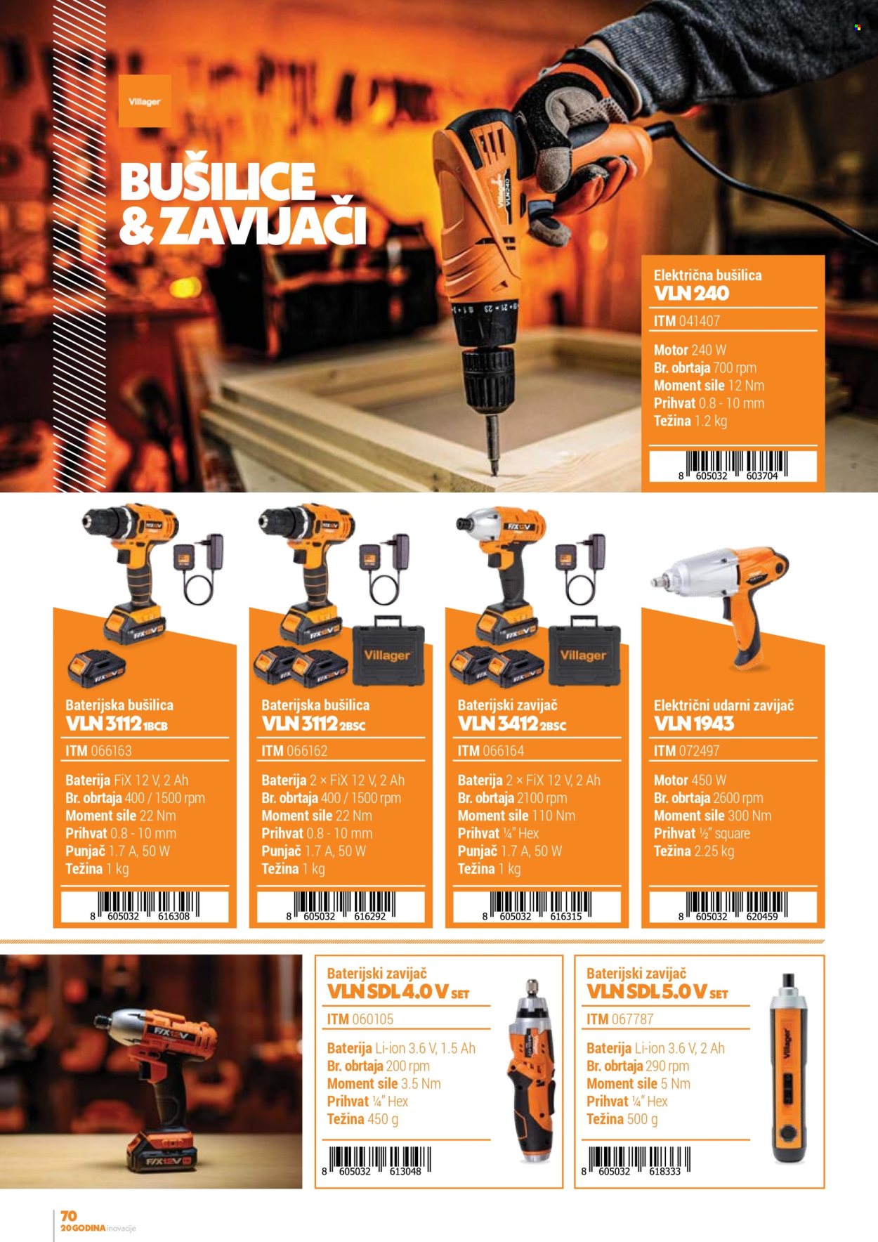 Villager katalog. Stranica 70
