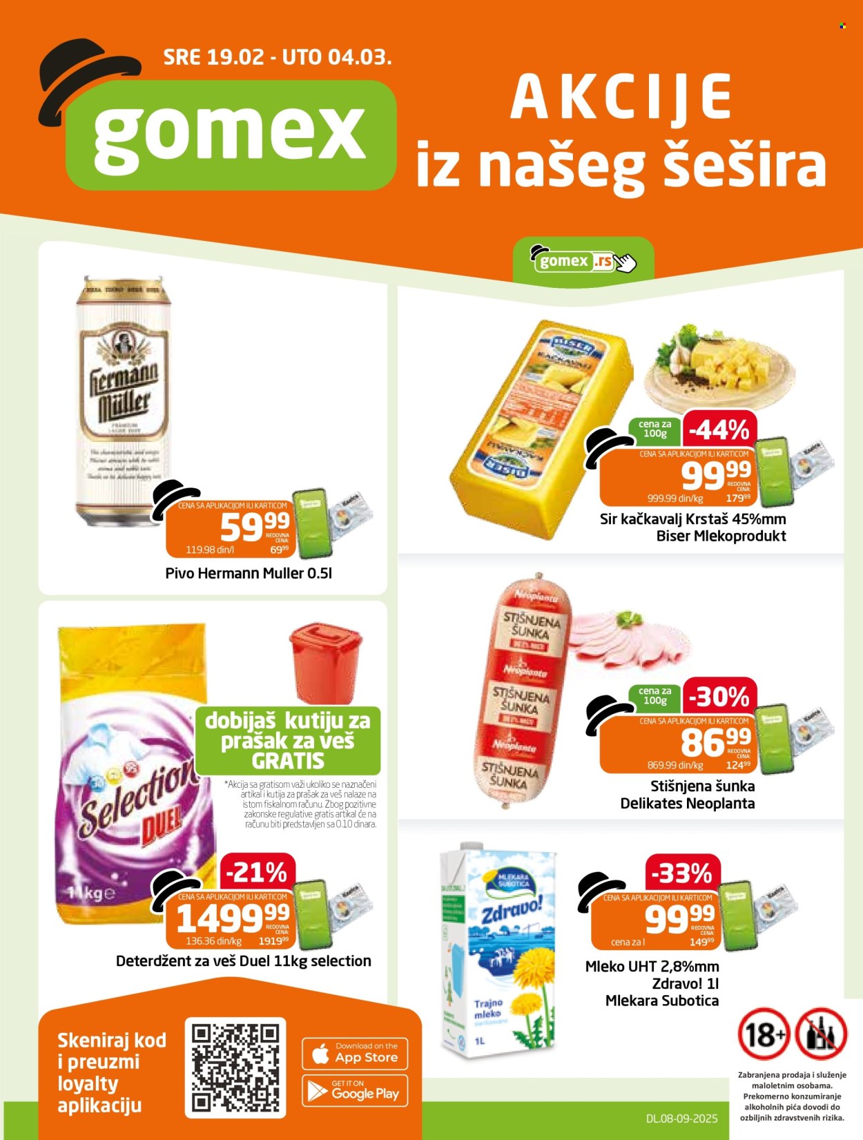 Gomex katalog - 19.02.2025 - 04.03.2025. Stranica 1