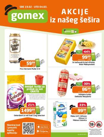 Gomex katalog - 19.02.2025 - 04.03.2025.