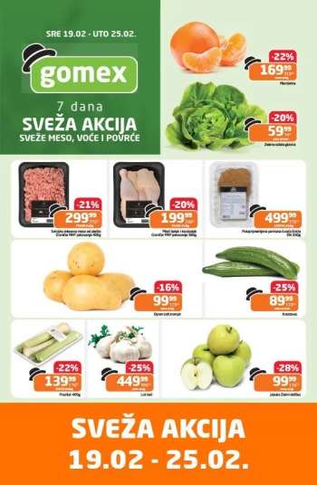 Gomex katalog - 19.02.2025 - 25.02.2025.