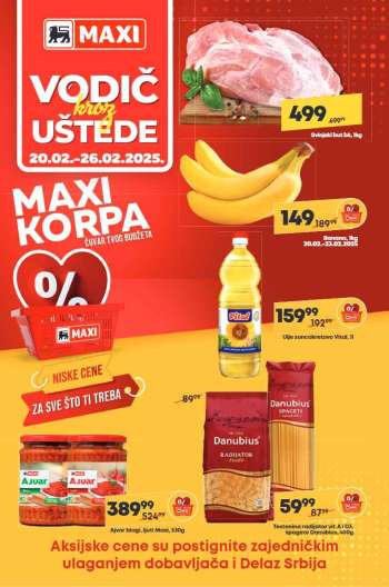 Maxi katalog - 20.02.2025 - 26.02.2025.
