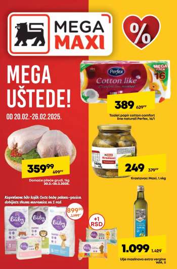 Mega Maxi katalog - 20.02.2025 - 26.02.2025.