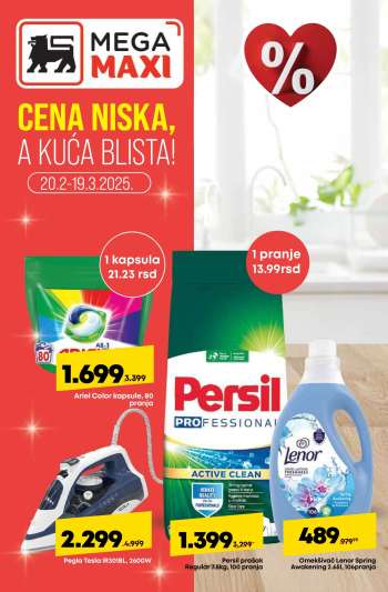 Mega Maxi katalog - 20.02.2025 - 19.03.2025.