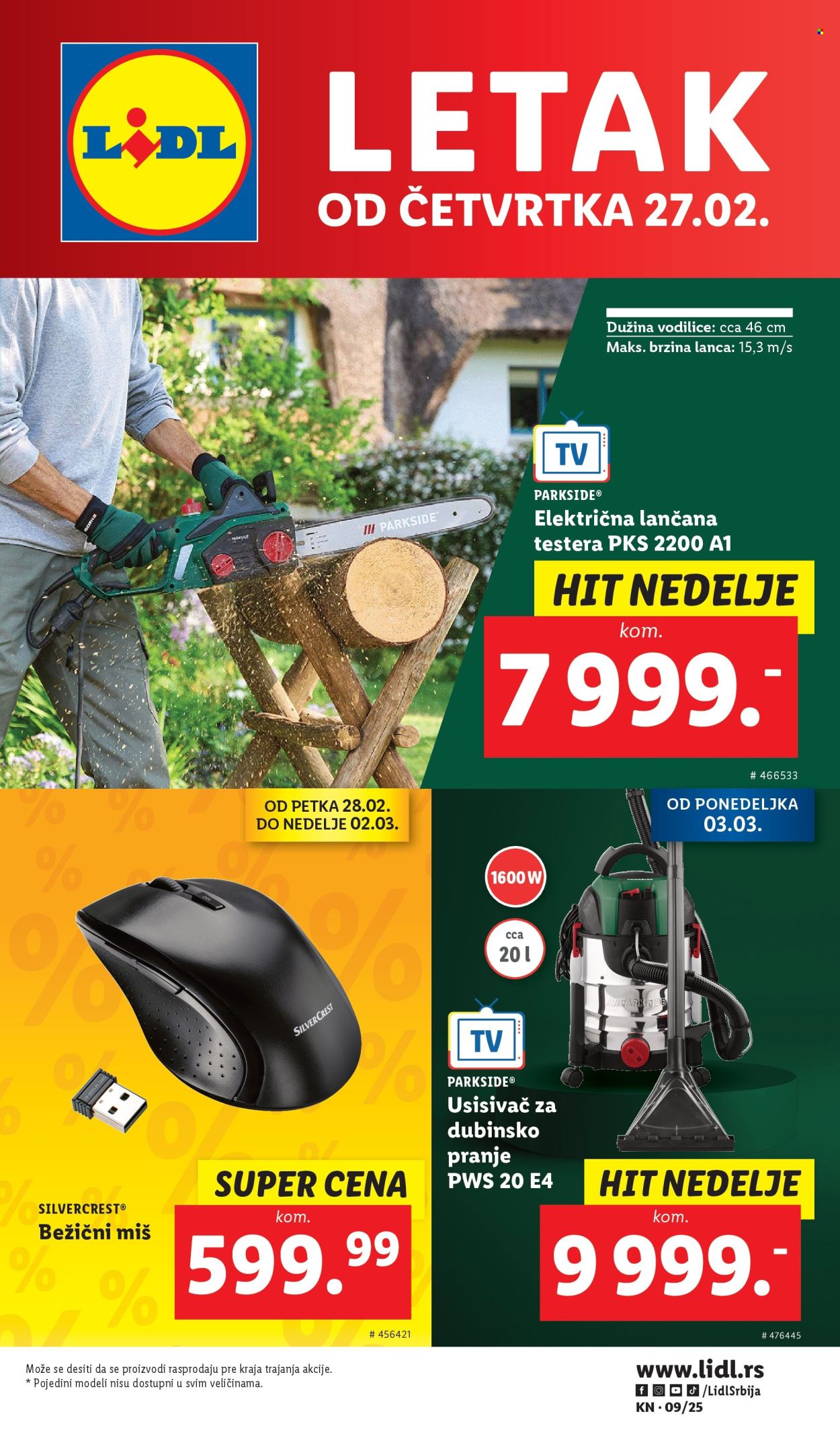 Lidl katalog - 27.02.2025 - 05.03.2025. Stranica 1