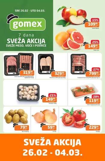 Gomex katalog - 26.02.2025 - 04.03.2025.