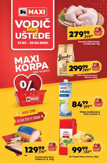 Maxi katalog - 27.02.2025 - 05.03.2025.