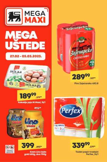 Mega Maxi katalog - 27.02.2025 - 05.03.2025.