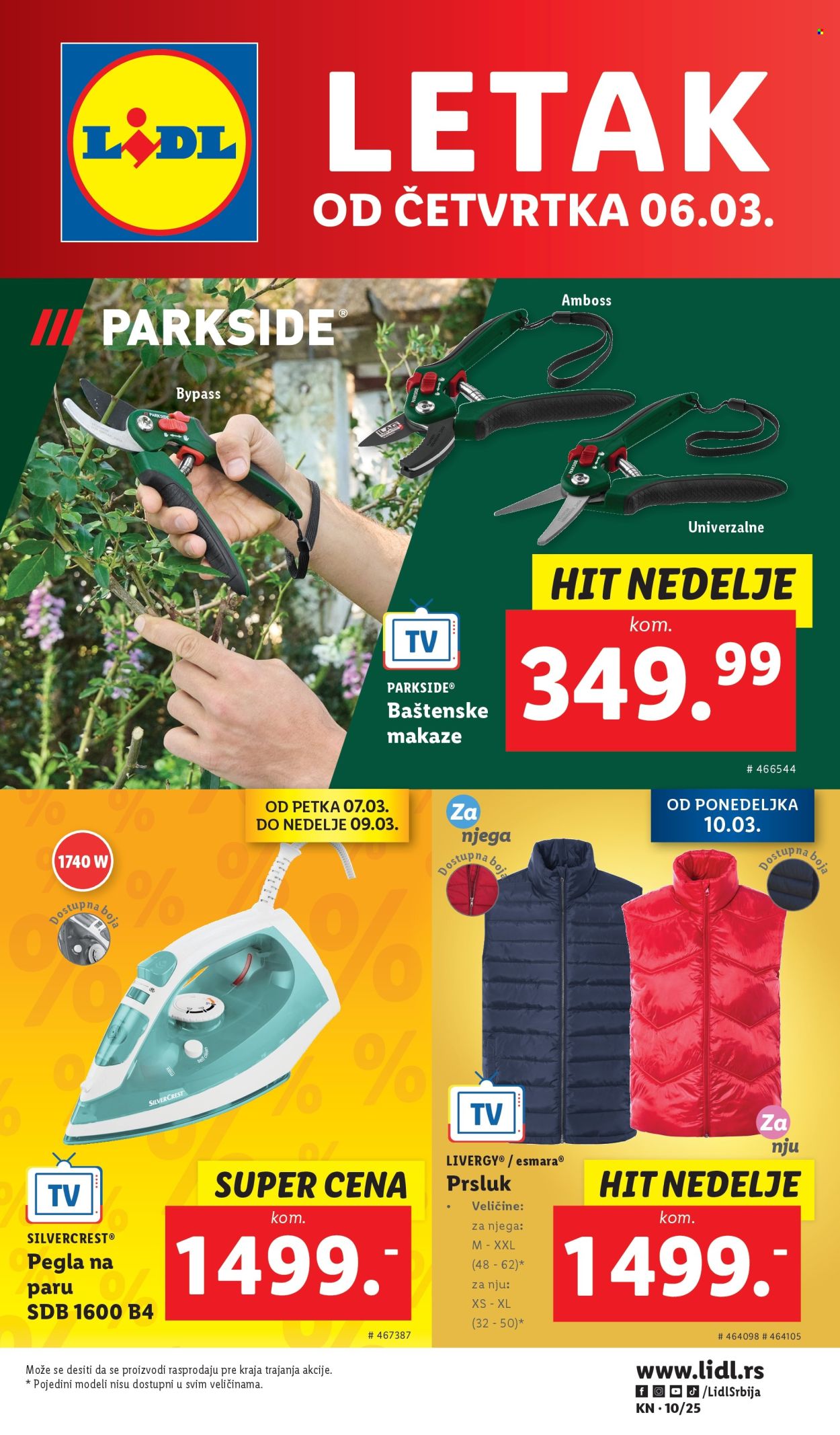 Lidl katalog - 06.03.2025 - 12.03.2025. Stranica 1