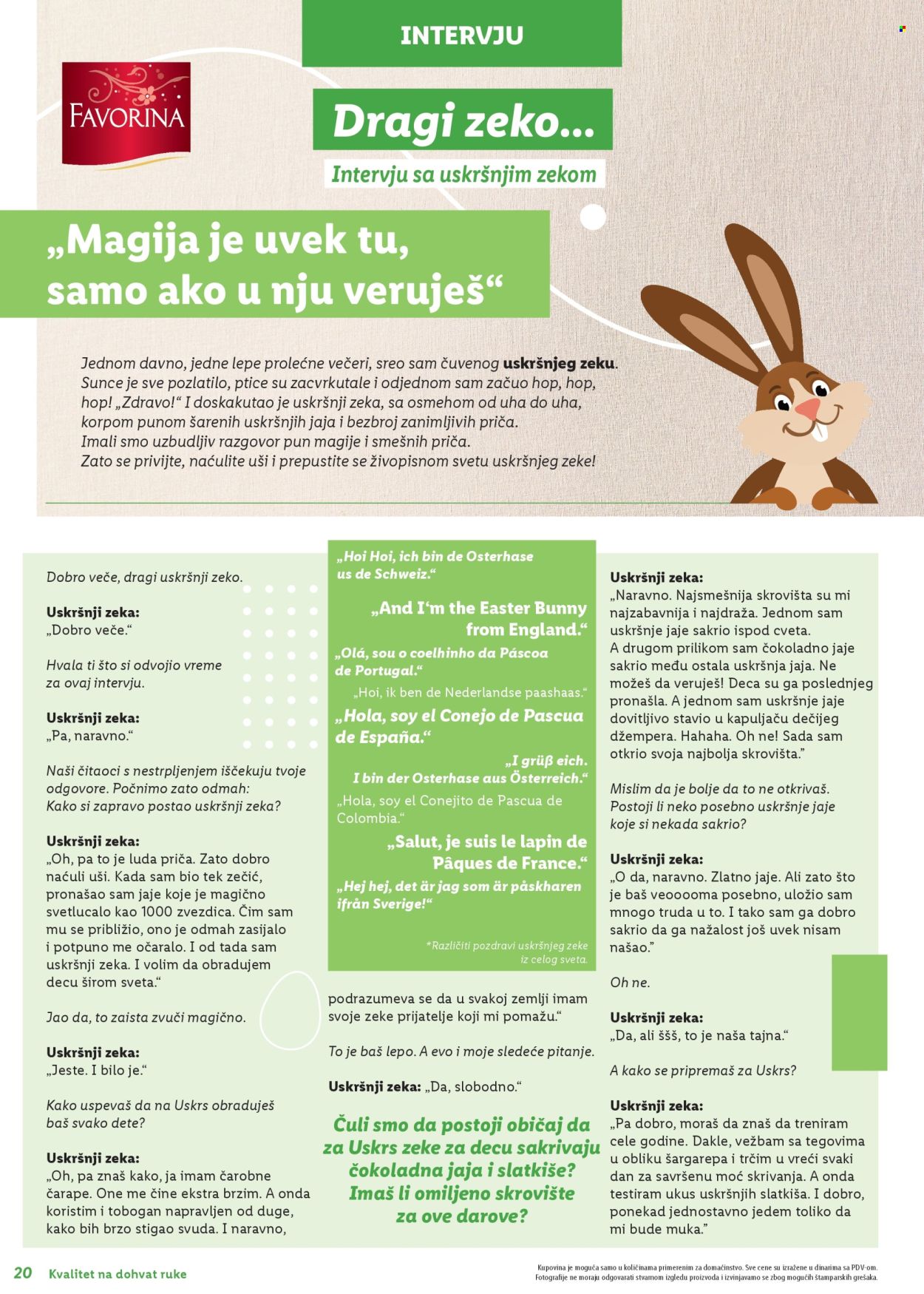 Lidl katalog. Stranica 20