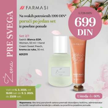 Farmasi katalog - 05.03.2025 - 09.03.2025.