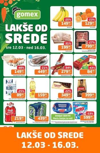 Gomex katalog - 12.03.2025 - 16.03.2025.