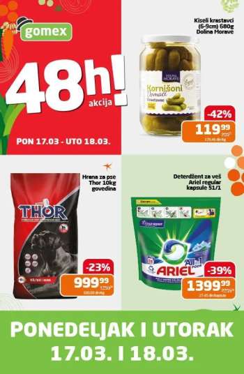 Gomex katalog - 17.03.2025 - 18.03.2025.