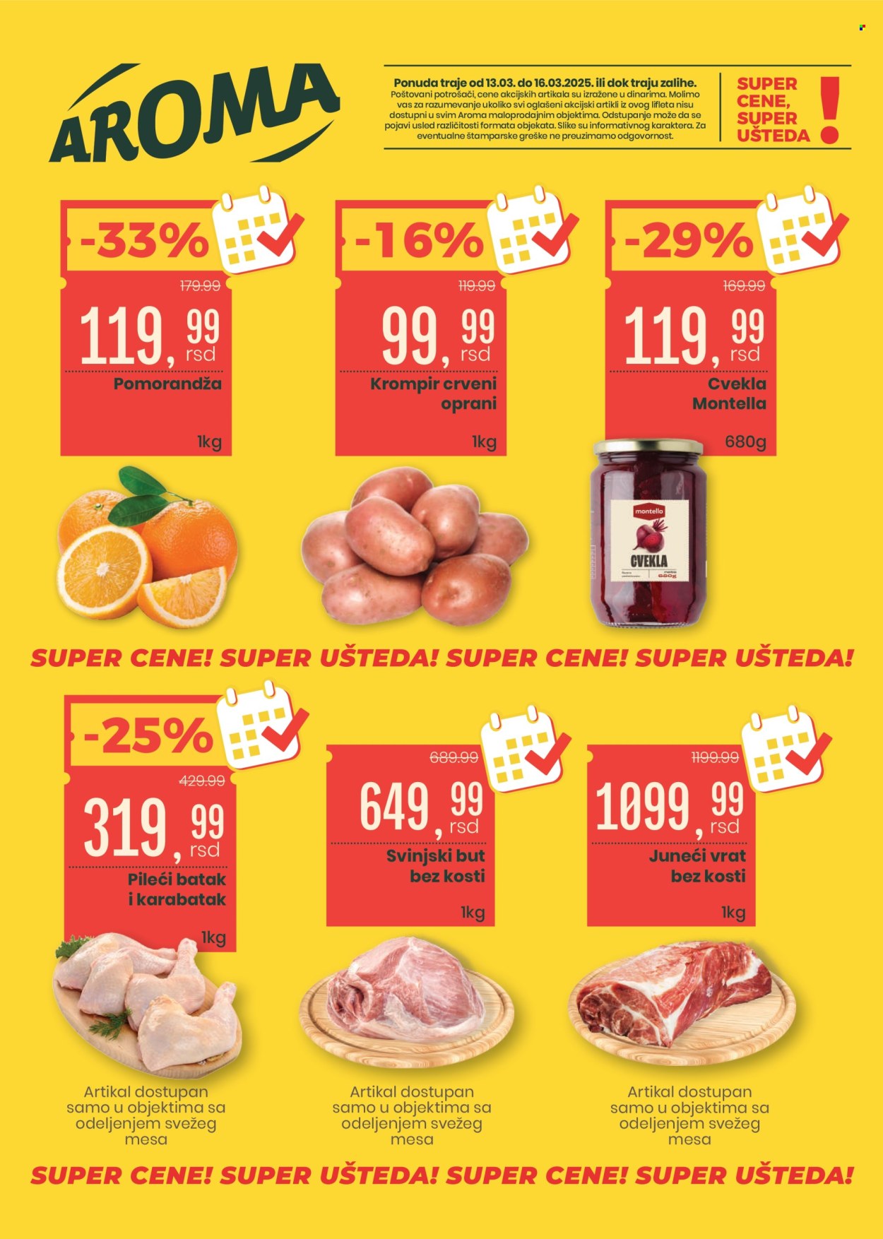 Aroma Market katalog - 13.03.2025 - 16.03.2025. Stranica 1
