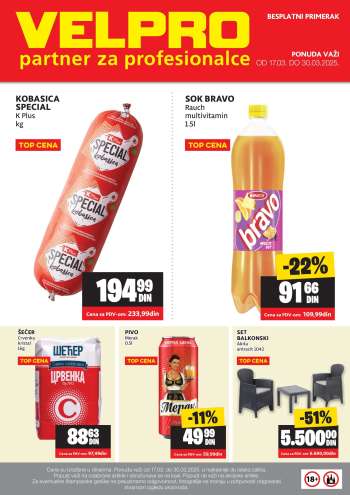 Velpro katalog - 17.03.2025 - 30.03.2025.