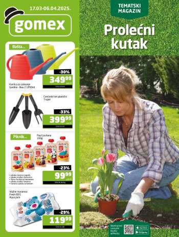 Gomex katalog - 17.03.2025 - 06.04.2025.