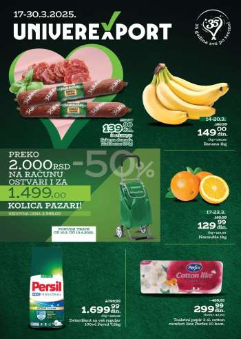Univerexport katalog - 17.03.2025 - 30.03.2025.