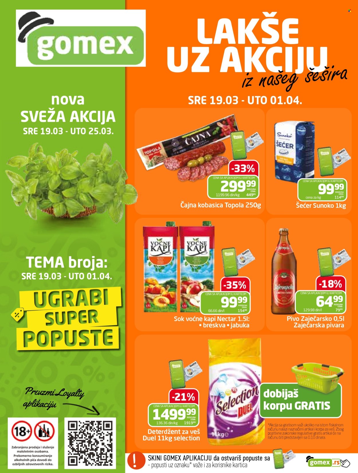 Gomex katalog - 19.03.2025 - 01.04.2025. Stranica 1