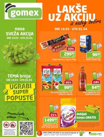 Gomex katalog - 19.03.2025 - 01.04.2025.