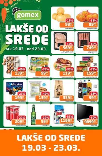 Gomex katalog - 19.03.2025 - 23.03.2025.