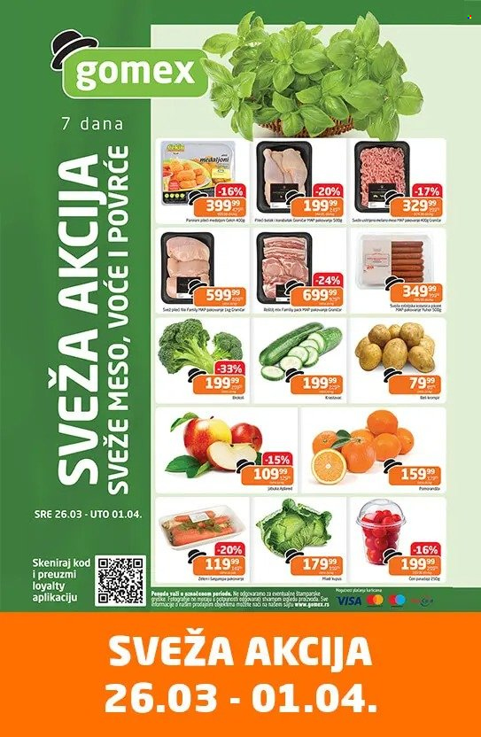 Gomex katalog - 26.03.2025 - 01.04.2025. Stranica 1
