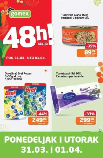Gomex katalog - 31.03.2025 - 01.04.2025.