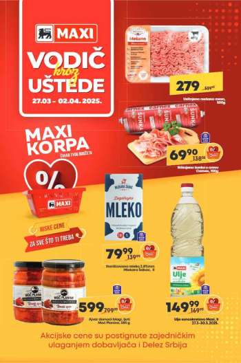 Maxi katalog - 27.03.2025 - 02.04.2025.