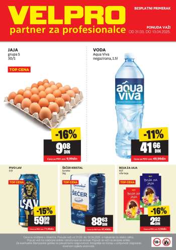 Velpro katalog - 31.03.2025 - 13.04.2025.