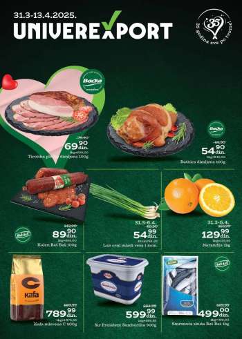 Univerexport katalog - 31.03.2025 - 13.04.2025.