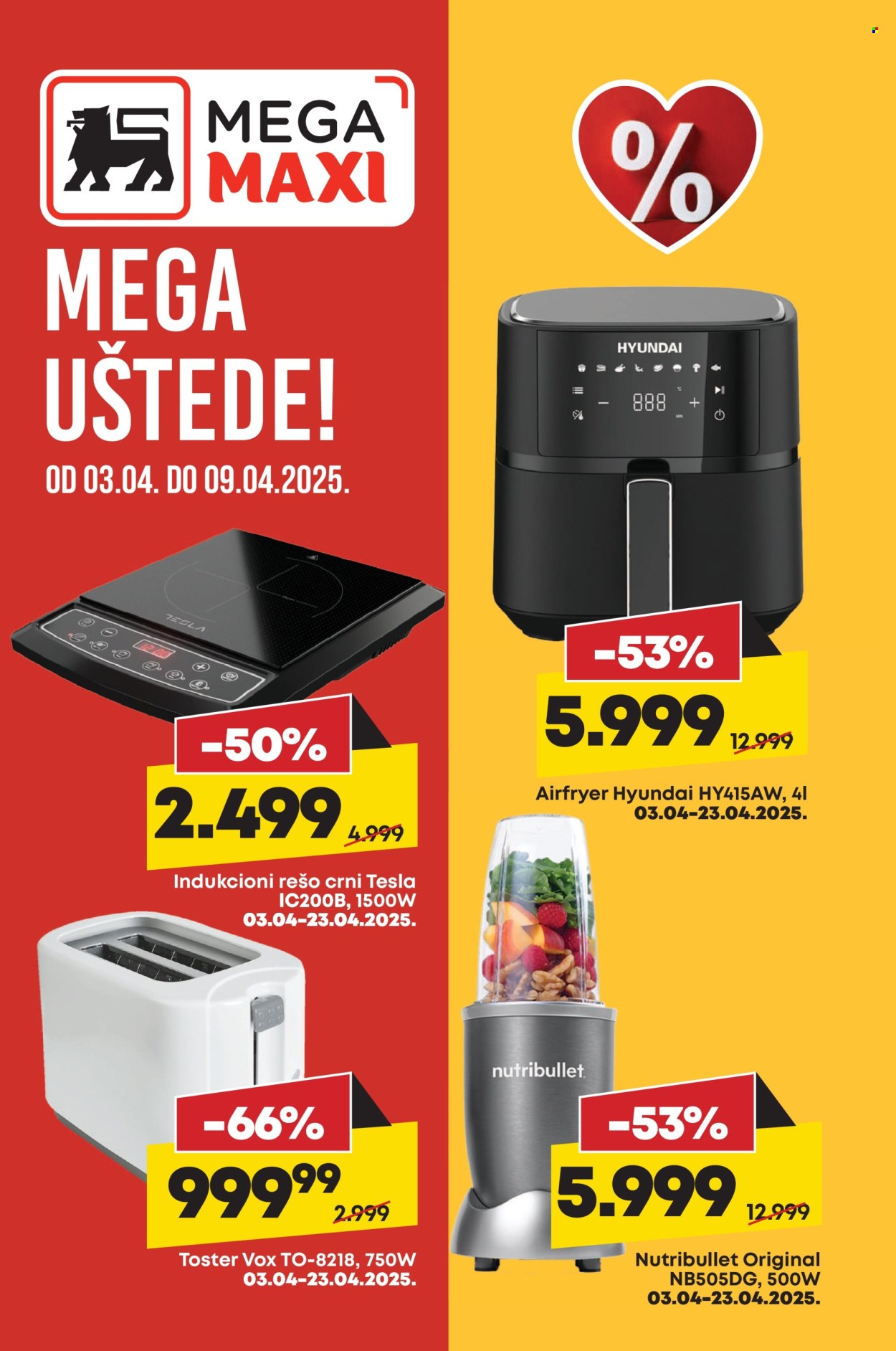 Mega Maxi katalog - 03.04.2025 - 09.04.2025. Stranica 1