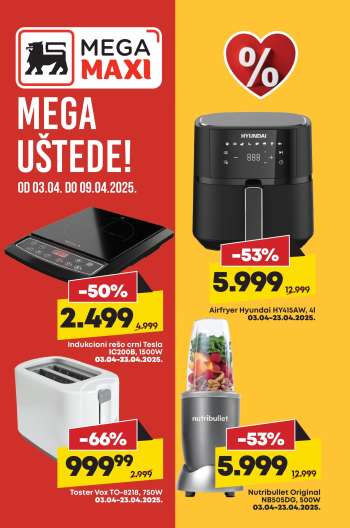 Mega Maxi katalog - 03.04.2025 - 09.04.2025.