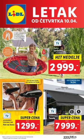 Lidl katalog - 10.04.2025 - 16.04.2025.