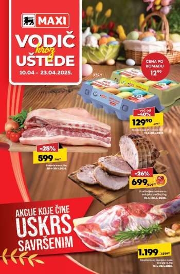 Maxi katalog - 10.04.2025 - 23.04.2025.
