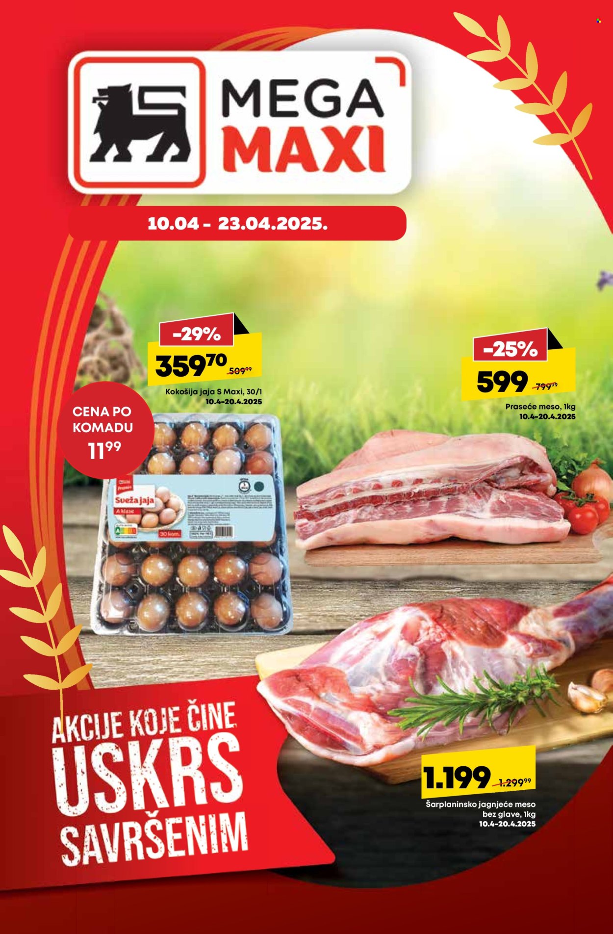 Mega Maxi katalog - 10.04.2025 - 23.04.2025. Stranica 1
