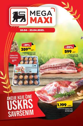 Mega Maxi katalog - 10.04.2025 - 23.04.2025.