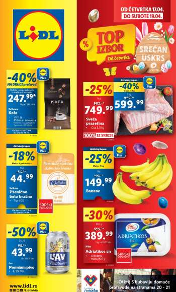Lidl katalog - 17.04.2025 - 23.04.2025.